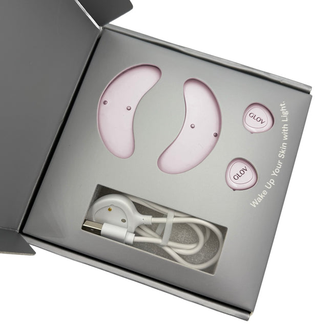 Glov LunaEye płatki LED pielęgnacyjne dla rozświetlonej i odświeżonej okolicy oczu