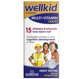 Vitabiotics Wellkid Multi-Vitamin Liquid multiwitamina w płynie suplement diety 150ml