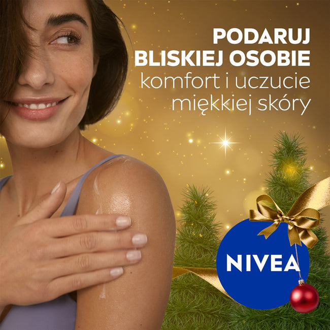 Nivea Moment Of Care zestaw żel pod prysznic 250ml + odżywcze mleczko do ciała 250ml