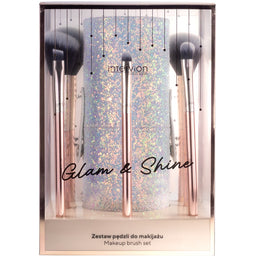 Inter Vion Glam&Shine zestaw pędzli do makijażu z etui