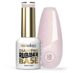 Clavier Nailsology Diamond Rubber Base baza hybrydowa DB03 Rosy Girl 8ml