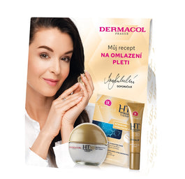 Dermacol Hyaluron Therapy zestaw remodelujący krem na dzień 50ml + krem remodelujący okolice oczu i ust 15ml + maska intensywnie nawilżająca 2x8g