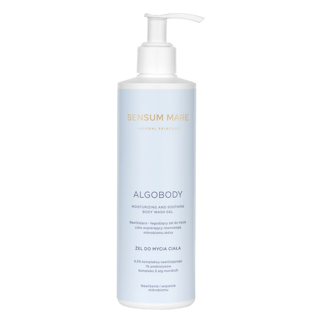 Sensum Mare Algobody nawilżająco-łagodzący żel do mycia ciała wspierający równowagę mikrobiomu skóry 300ml