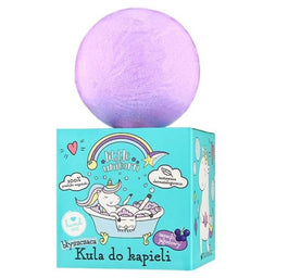 Little Unicorn Błyszcząca kula do kąpieli Jagoda 165g