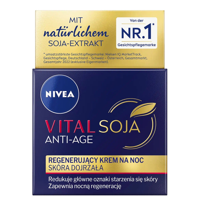 Nivea Vital Soja Anti-Age regenerujący krem na noc 50ml