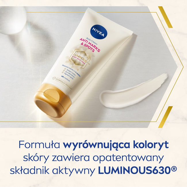 Nivea Luminous630® krem do ciała przeciw rozstępom 200ml