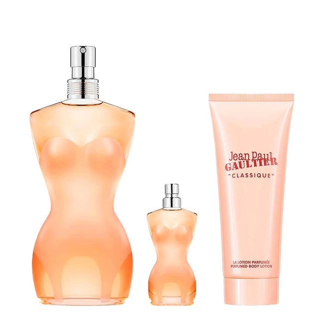 Jean Paul Gaultier Classique zestaw woda toaletowa spray 100ml + woda toaletowa spray 6ml + balsam do ciała 75ml