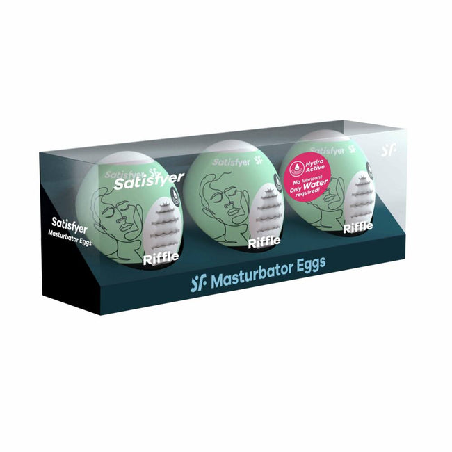 Satisfyer Masturbator Eggs zestaw jajek do masturbacji Riffle