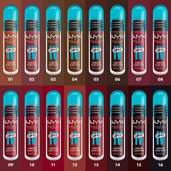 NYX Professional MakeUp Lip I.V. nawilżająco-pigmentujący błyszczyk do ust