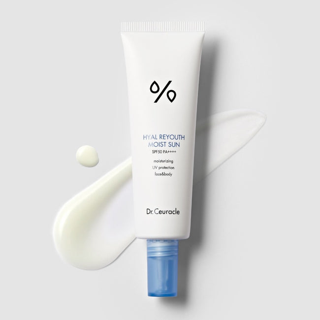 Dr. Ceuracle Hyal Reyouth Moist Sun SPF50/PA++++ silnie nawilżający krem przeciwsłoneczny 50ml