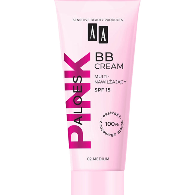AA Aloes Pink multinawilżający krem BB 30ml