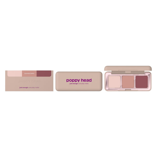 Poppy Head Just Enough Everyday Matte paleta cieni do powiek 4.8g