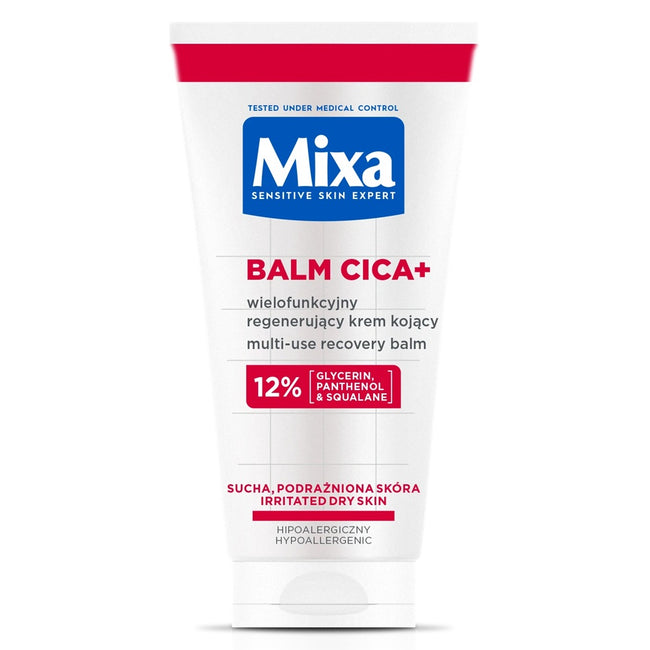 MIXA Balm Cica+ wielofunkcyjny regenerujący krem kojący dla podrażnionej skóry zapewniający efekt intensywnej regeneracji 50ml