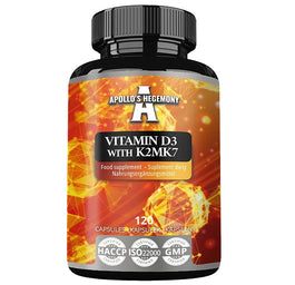 Apollo's Hegemony Vitamin D3 & K2 MK7 suplement diety 120 kapsułek