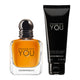 Giorgio Armani Stronger With You zestaw woda toaletowa spray 50ml + żel pod prysznic 75ml