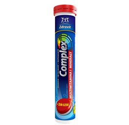 Zdrovit Complex Multiwitamina i Minerały + żeń-szeń suplement diety 24 tabletki musujące