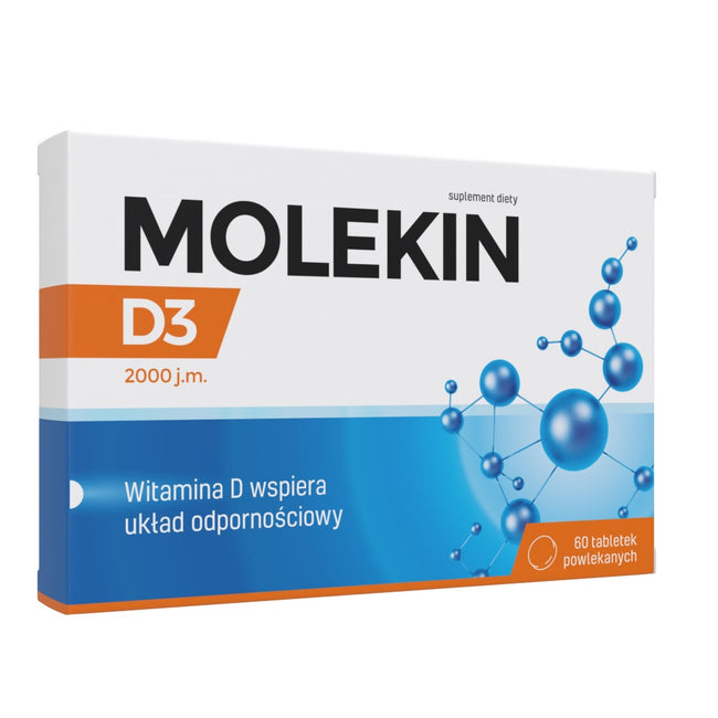 Molekin D3 2000 j.m. suplement diety 60 tabletek powlekanych