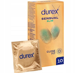 Durex Sensual Slim prezerwatywy lateksowe 10szt