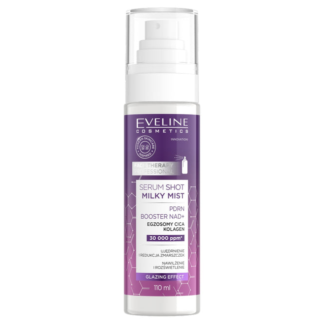 Eveline Cosmetics Serum Shot mleczna mgiełka PDRN Booster NAD+ 110ml