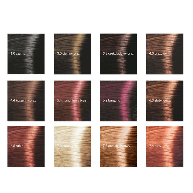 Cameleo Color Essence krem koloryzujący do włosów 7.4 Copper Red 75g