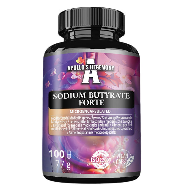 Apollo's Hegemony Sodium Butyrate Forte suplement diety 100 kapsułek