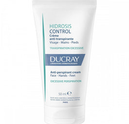 DUCRAY Hidrosis Control krem antyperspiracyjny do twarzy dłoni i stóp 50ml