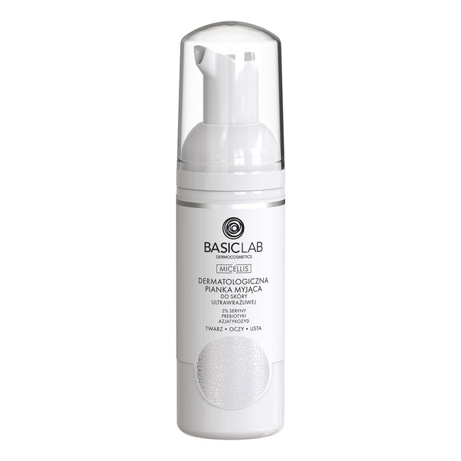 BasicLab Micellis dermatologiczna pianka myjąca do skóry ultrawrażliwej 50ml