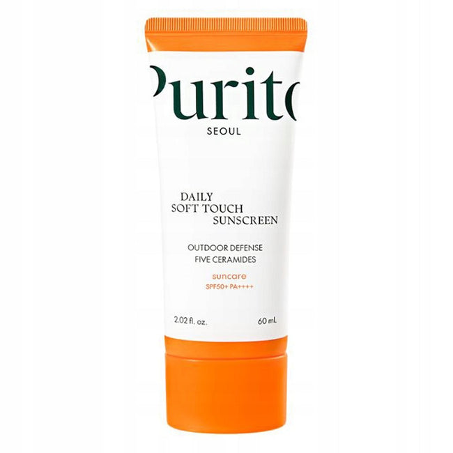 PURITO Seoul Daily Soft Touch Sunscreen SPF50+ PA++++ krem przeciwsłoneczny z ceramidami 60ml
