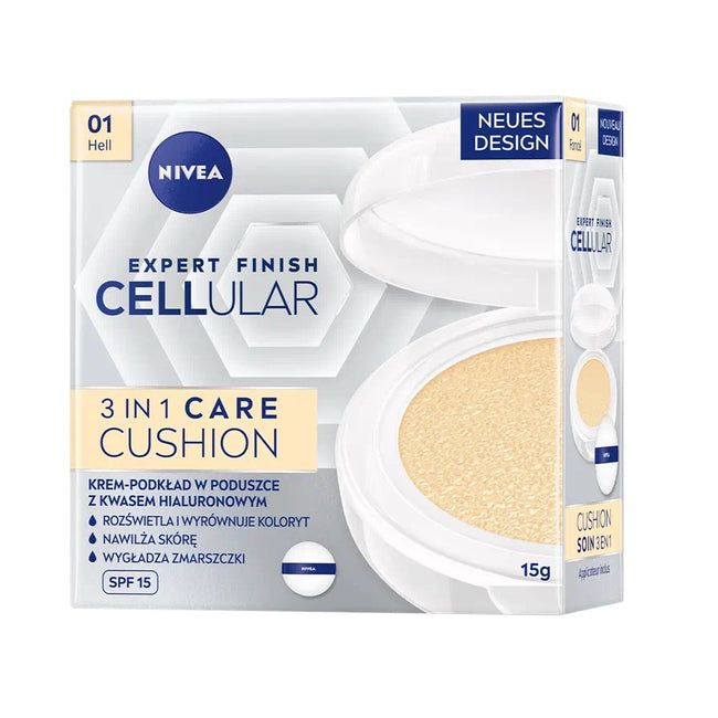 Nivea Expert Finish Cellular 3in1 Care Cushion krem-podkład w poduszce SPF15