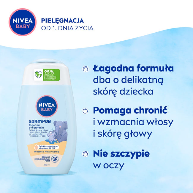 Nivea Baby szampon łagodna pielęgnacja 200ml