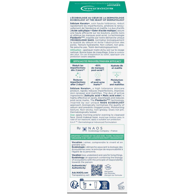 Bioderma Sebium Kerato+ żel-krem przeciw niedoskonałościom 30ml