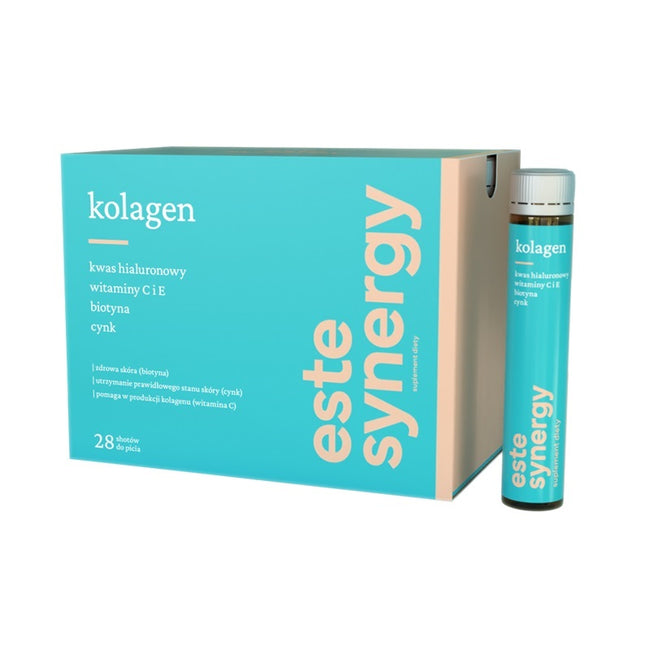 Este Synergy Kolagen suplement diety 28 shotów z płynem do picia