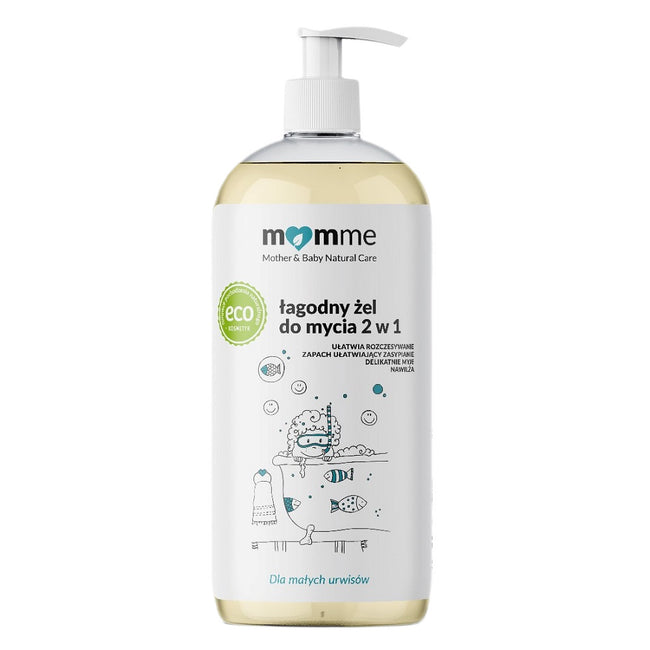 MomMe Łagodny żel do mycia 2w1 500ml