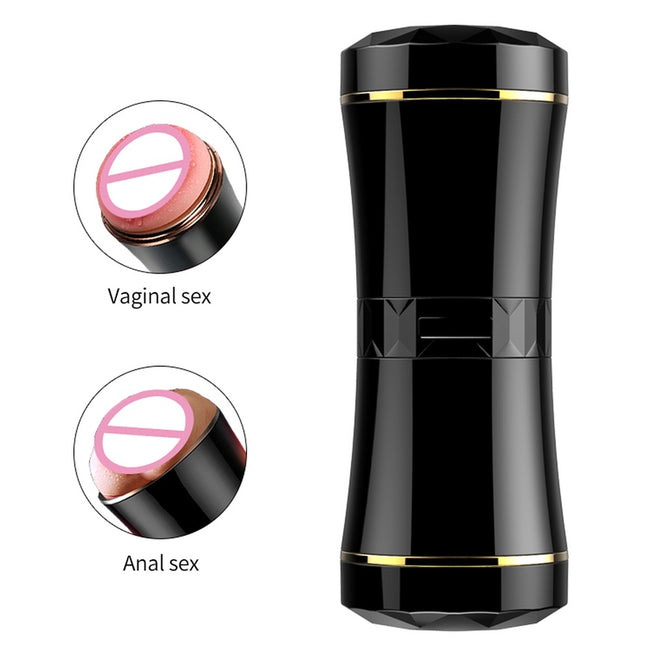 B-Series Fox Masturbation Cup podwójny masturbator z licznymi wypustkami