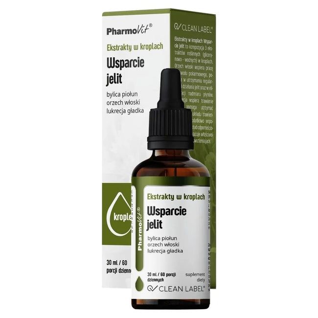 Pharmovit Wsparcie jelit suplement diety w kroplach 30ml
