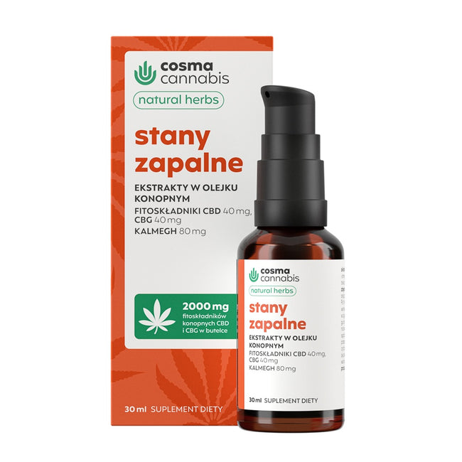 Cosma Cannabis Stany Zapalne suplement diety 30ml