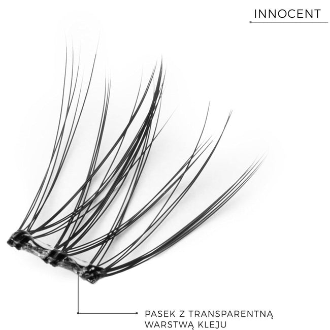 Nanolash DIY Eyelash Extensions Stick & Go kępki sztucznych rzęs z aplikatorem