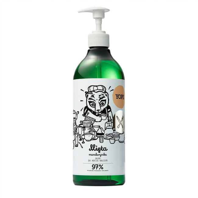 Yope Naturalny płyn do mycia naczyń Mięta i Mandarynka 750ml
