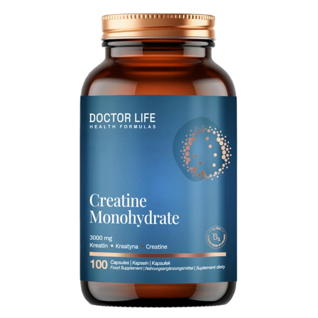 Doctor Life Creatine Monohydrate 3000mg suplement diety 100 kapsułek