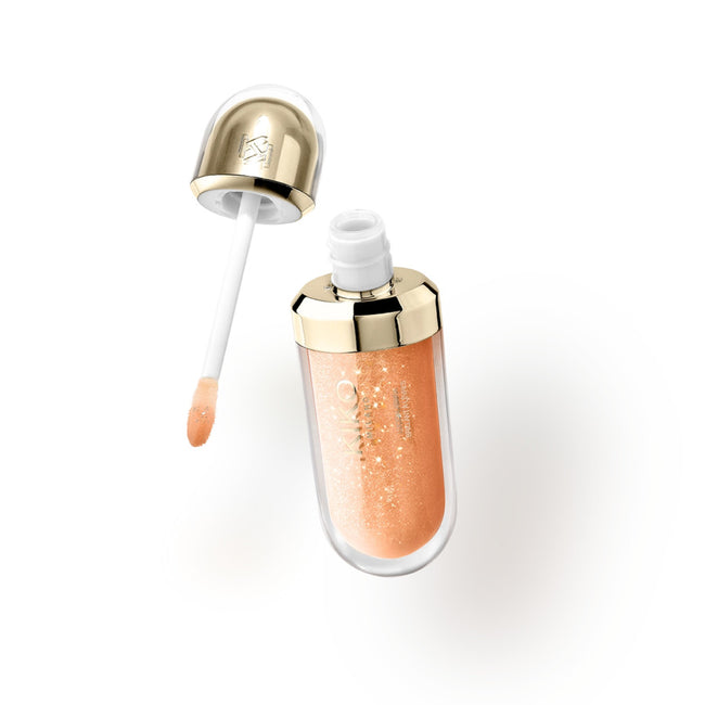 KIKO Milano Gold Reflections 3D Hydra Lip Gloss Limited Edition nawilżający błyszczyk do ust z olejkiem z marakui z efektem 3D 6.5ml