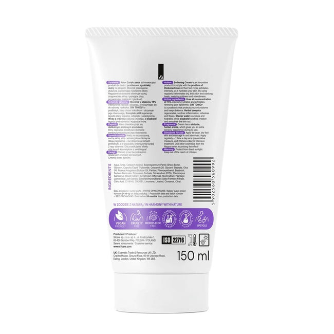 Silcare Nappa Cream Softening krem zmiękczenie z mocznikiem na szorstką skórę stóp 15% 150ml