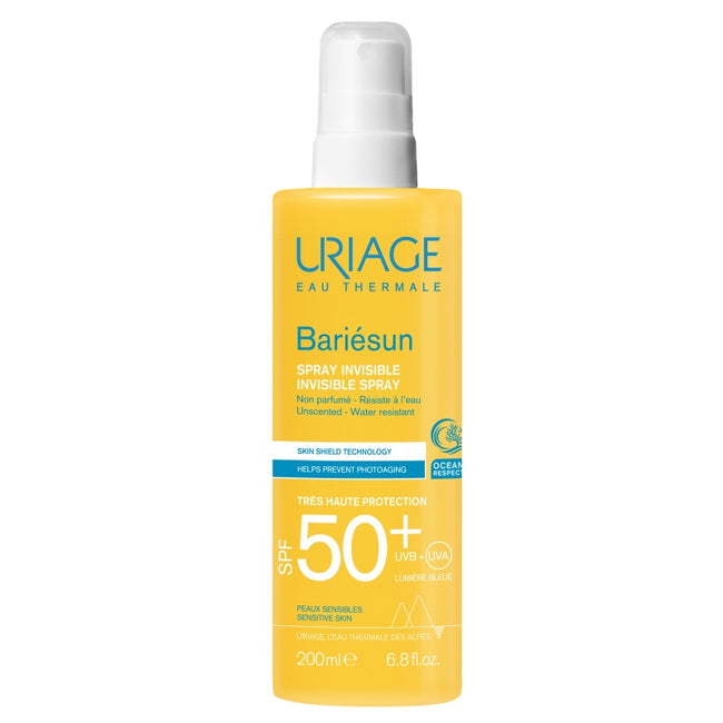 URIAGE Bariesun Invisible Spray bezzapachowy spray przeciwsłoneczny SPF50+ 200ml