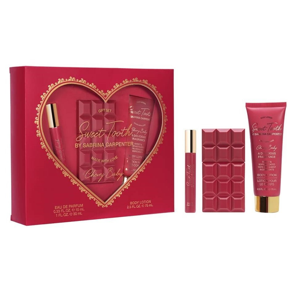 sabrina carpenter sweet tooth cherry baby woda perfumowana 30 ml   zestaw  
