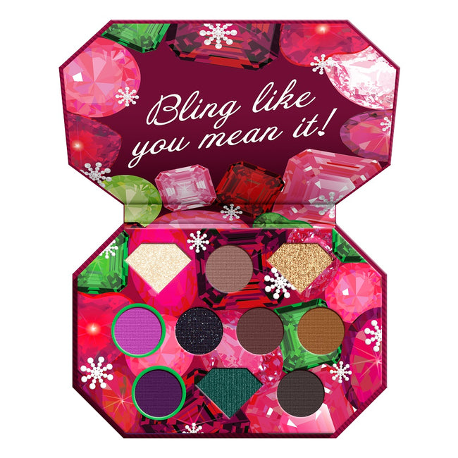 NYX Professional MakeUp Bling the Halls paleta cieni do powiek 10x0.6g