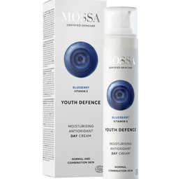 MOSSA Youth Defence nawilżający krem antyoksydacyjny na dzień z ekstraktem z borówki 50ml
