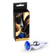 MyLove Butt Plug Collection Jewellery Silver metalowy korek analny Dark Blue