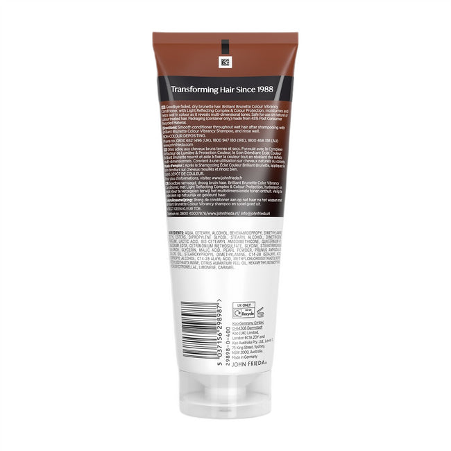 John Frieda Brilliant Brunette odżywka do włosów brązowych 250ml
