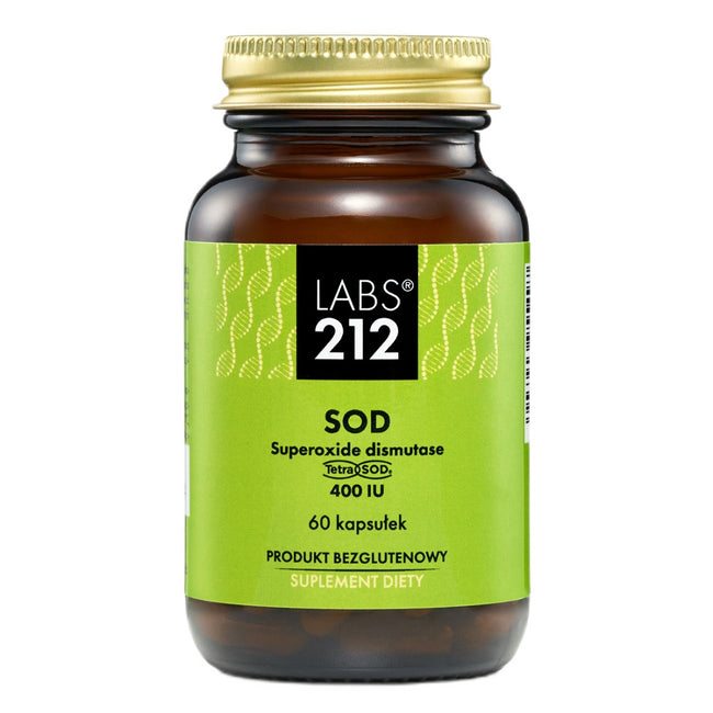 LABS212 SOD superoxide dismutase Tetra-SOD suplement diety 60 kapsułek