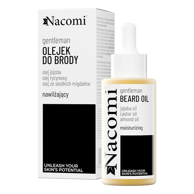 Nacomi Gentleman nawilżający olejek do brody i zarostu 40ml