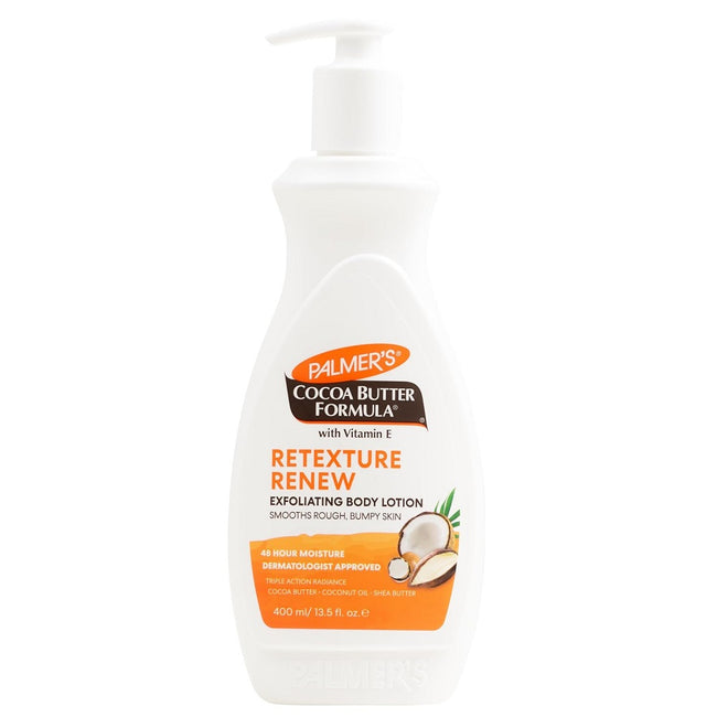 PALMER'S Retexture Renew Exfoliating Body Lotion peelingujący balsam do ciała 400ml